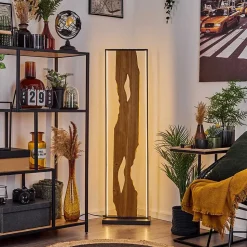 Lampadaire Nevogilde Led Ecru, Noir, 1 Lumiere