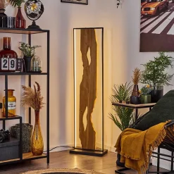 Lampadaire Nevogilde Led Ecru, Noir, 1 Lumiere