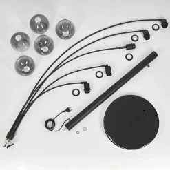 Lampadaire Nikkala Noir, 5 Lumieres