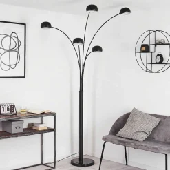 Lampadaire Nikkala Noir, 5 Lumieres