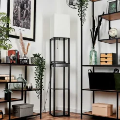 Lampadaire Pambor Noir, 1 Lumiere