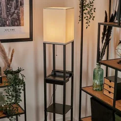 Lampadaire Pambor Noir, 1 Lumiere