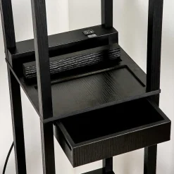 Lampadaire Pambor Noir, 1 Lumiere