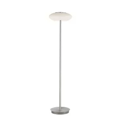 Lampadaire Paul Neuhaus Q-Etienne Led Acier Brosse, 1 Lumiere, Telecommandes