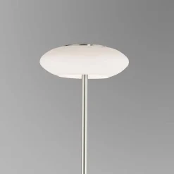 Lampadaire Paul Neuhaus Q-Etienne Led Acier Brosse, 1 Lumiere, Telecommandes