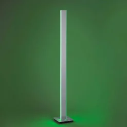 Lampadaire Paul-Neuhaus Q-Adriana Led Aluminium, 2 Lumieres, Telecommandes