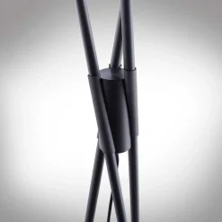 Lampadaire Paul-Neuhaus Q-Peter Led Anthracite, 3 Lumieres, Telecommandes