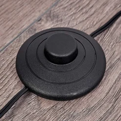 Lampadaire Pipe Led Nickel Mat, 1 Lumiere, Telecommandes, Changeur De Couleurs