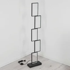 Lampadaire Pitasch Led Noir, 1 Lumiere