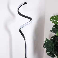 Lampadaire Pitasch Led Noir, 1 Lumiere