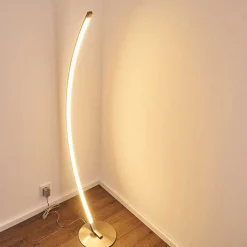 Lampadaire Playa Led Nickel Mat, 1 Lumiere