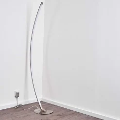 Lampadaire Playa Led Nickel Mat, 1 Lumiere