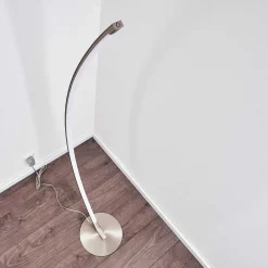 Lampadaire Playa Led Nickel Mat, 1 Lumiere