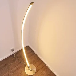 Lampadaire Playa Led Nickel Mat, 1 Lumiere