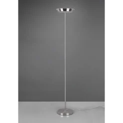 Lampadaire Reality Swona Led Nickel Mat, 1 Lumiere, Telecommandes