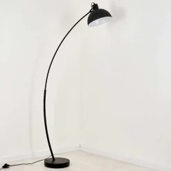 Lampadaire Recife Noir, 1 Lumiere