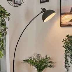 Lampadaire Recife Noir, 1 Lumiere