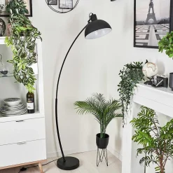 Lampadaire Recife Noir, 1 Lumiere