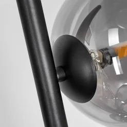 Lampadaire Remaisnil Noir, 4 Lumieres