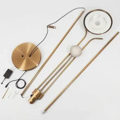 Lampadaire Rom Led Laiton, 2 Lumieres