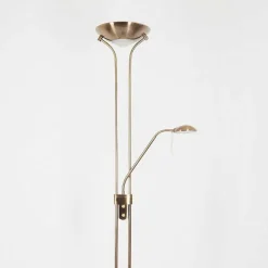 Lampadaire Rom Led Laiton, 2 Lumieres