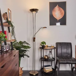 Lampadaire Rom Led Laiton, 2 Lumieres