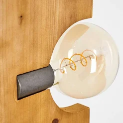 Lampadaire Santorum Argent Oxyde, Ecru, 5 Lumieres