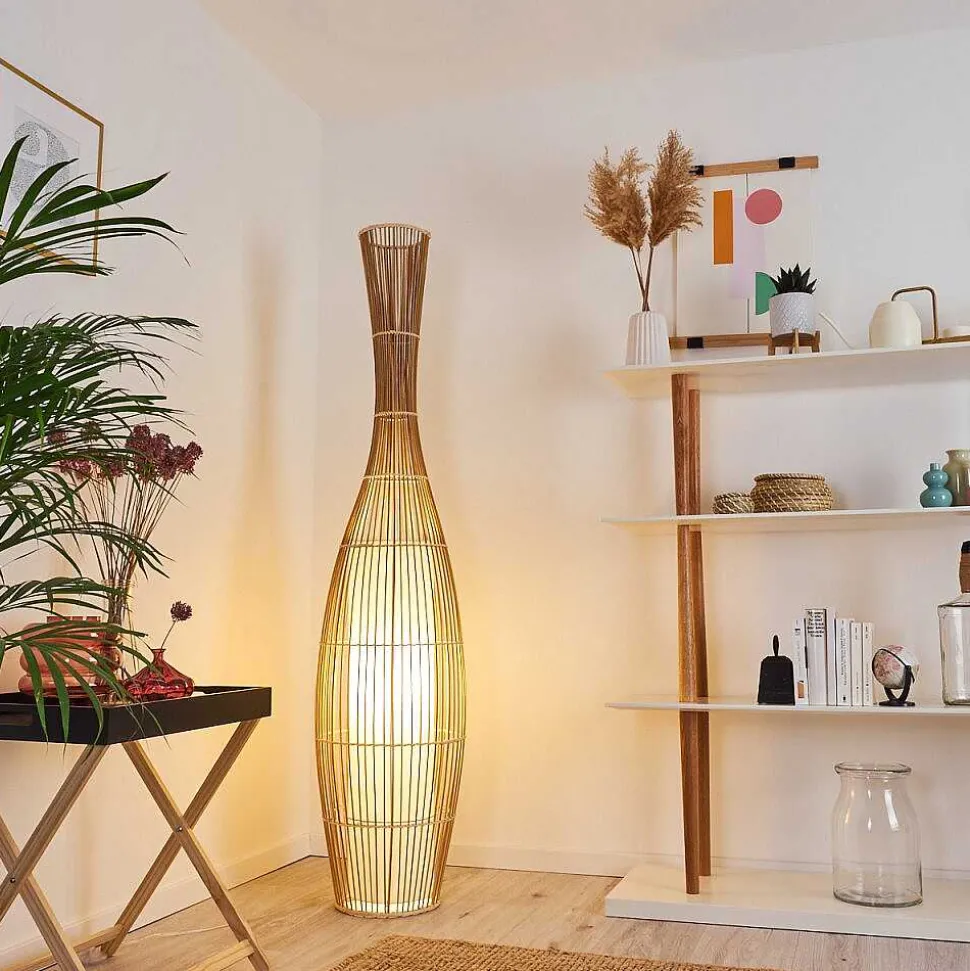 Lampadaire Saranda Brun, 1 Lumiere