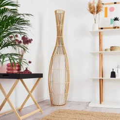 Lampadaire Saranda Brun, 1 Lumiere