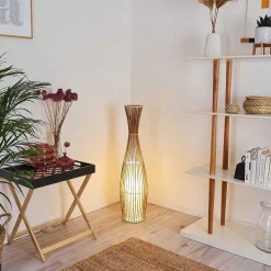 Lampadaire Saranda Brun, 1 Lumiere