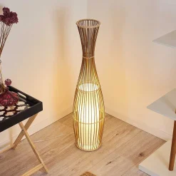 Lampadaire Saranda Brun, 1 Lumiere