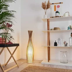 Lampadaire Saranda Brun, 1 Lumiere