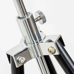 Lampadaire Saturn Chrome, Noir, 1 Lumiere