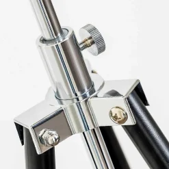 Lampadaire Saturn Chrome, Noir, 1 Lumiere