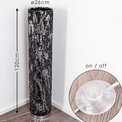 Lampadaire Sjaelland Chrome, 2 Lumieres