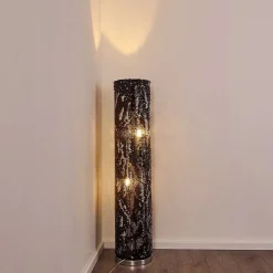 Lampadaire Sjaelland Chrome, 2 Lumieres