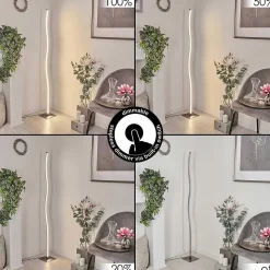 Lampadaire Soyo Led Nickel Mat, 1 Lumiere