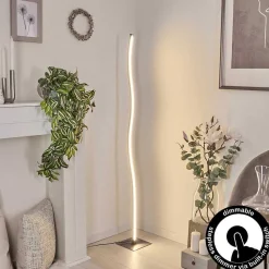 Lampadaire Soyo Led Nickel Mat, 1 Lumiere