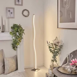 Lampadaire Soyo Led Nickel Mat, 1 Lumiere