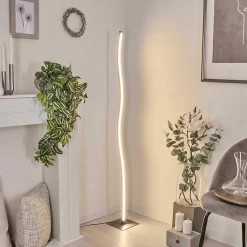 Lampadaire Soyo Led Nickel Mat, 1 Lumiere