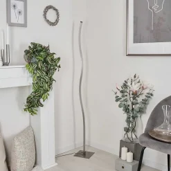 Lampadaire Soyo Led Nickel Mat, 1 Lumiere