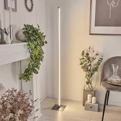 Lampadaire Soyo Led Nickel Mat, 1 Lumiere