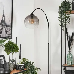 Lampadaire Tapitapa Noir, 1 Lumiere