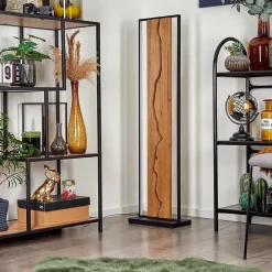 Lampadaire Terre Led Ecru, Noir, Blanc, 1 Lumiere