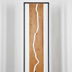 Lampadaire Terre Led Ecru, Noir, Blanc, 1 Lumiere