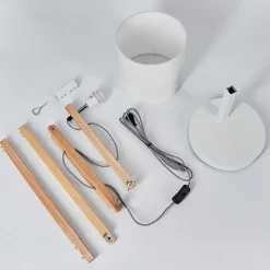 Lampadaire Tukchor Ecru, 1 Lumiere