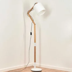 Lampadaire Tukchor Ecru, 1 Lumiere