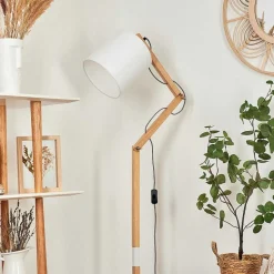 Lampadaire Tukchor Ecru, 1 Lumiere