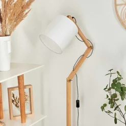 Lampadaire Tukchor Ecru, 1 Lumiere