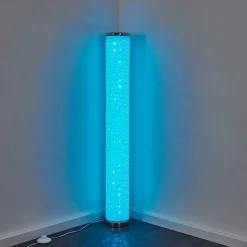 Lampadaire Tumba Led Blanc, 1 Lumiere, Telecommandes, Changeur De Couleurs